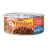 Friskies Wet Cat Food Prime Filets w/Beef In Gravy Full-Size Picture